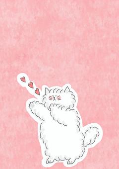 甘えるねこちゃん かわいい,甘える,好き,好意,恋,恋愛,愛,期待,ハート,ねこのイラスト素材