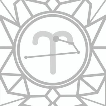 シームレスなモザイク　牡羊座の線画　ｐ おひつじ座,牡羊座,星座,星,占い,運勢,ホロスコープ,占星術,12星座,宇宙のイラスト素材