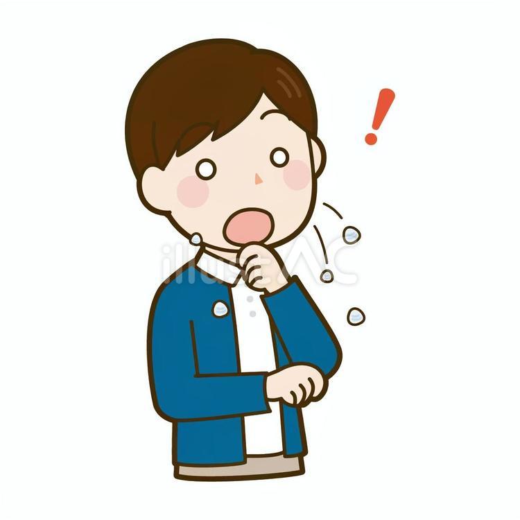 目から鱗が落ちる 目から鱗が落ちる,ことわざ,男性のイラスト素材