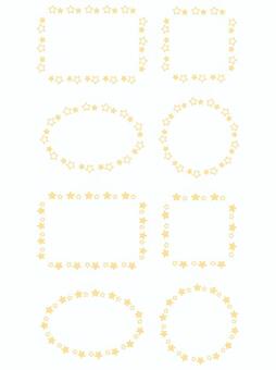 Illustration, Illustration, star, glitter, frame,