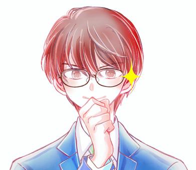 Illustration, man, high school student, to inspire, 