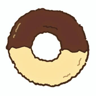 Illustration, donut, chocolate, sweets, JPG and PNG