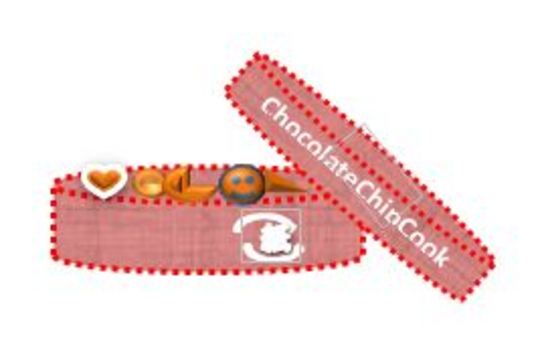 クッキー缶入り クッキー缶入り 缶入りクッキー,チョコクッキー,クッキーのイラスト素材