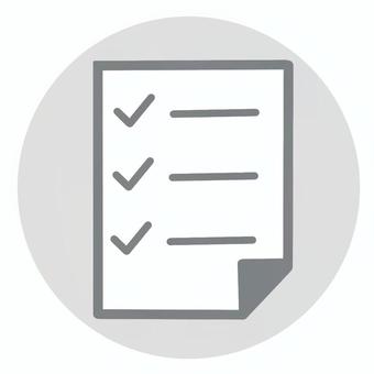 チェックリスト チェックリスト,todoリスト,書類,進捗管理,メモ,グレー,シンプル,チェックシート,ビジネス素材,チラシ素材のイラスト素材