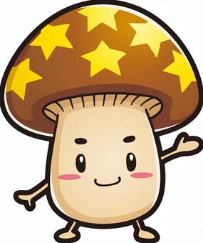 Illustration, mushroom, character, description, 