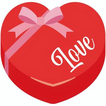 Gift box - 03 (Heart), heart, box, valentine, JPG, PNG and AI