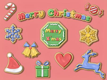 Illustration, cookie, christmas, pastel colour, 