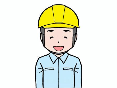 Smiling male worker, , JPG, PNG and AI