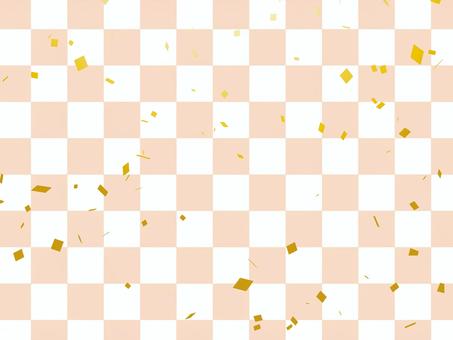 正月和風和柄年賀状 年賀状,和柄,和風,正月,可愛い,美しい,ベクター,紙吹雪,パーティー,お祝いのイラスト素材