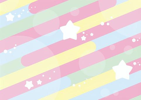 ゆめかわパステル 星,キラキラ,かわいい,パステルカラー,ゆめかわのイラスト素材