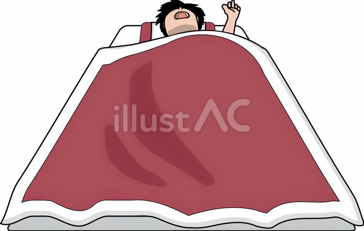 睡眠男性　 睡眠,男性,爆睡のイラスト素材