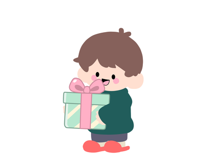 プレゼントをもらう子供