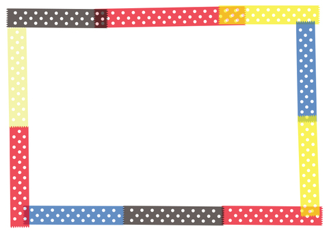 Masking tape frame 2, JPG, PNG and AI Masking tape frame 2, masking tape, frame, red, JPG, PNG and AI