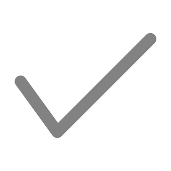 グレーのチェックマーク グレー,灰色,モノクロ,モノトーン,シンプル,チェックマーク,チェック,レ点,v字,vマークのイラスト素材