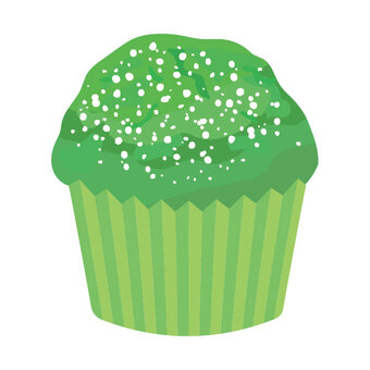 マフィンケーキ11 マフィン,カップケーキ,ケーキ,焼き菓子,お菓子,おやつ,スイーツ,ティータイム,手作り,甘いのイラスト素材