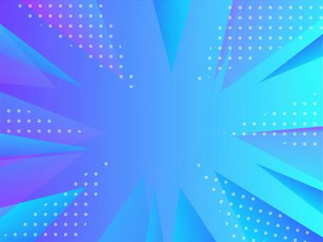 ポップな集中線のグラデ背景 青 集中線,グラデーション,ポップ,背景,フレーム,青,ネオン,ビビット,ファンシー,カラフルのイラスト素材