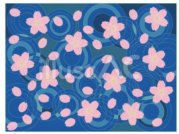 桜 桜,背景,壁紙のイラスト素材
