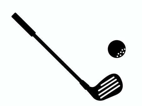 Illustration, golf club, ball, golf, 