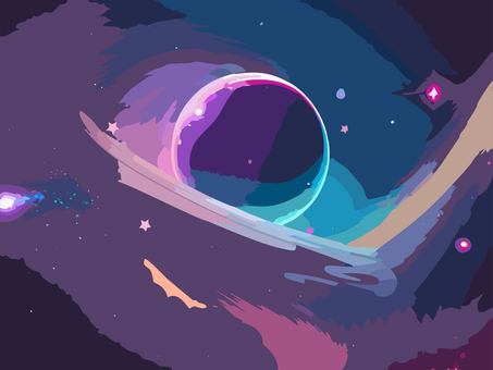 Illustration, background, space, galaxy, 