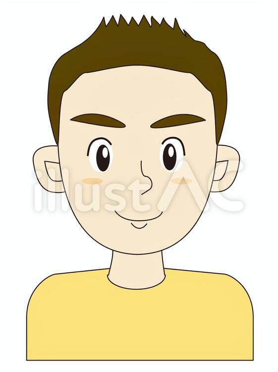 男の子b ボーイ,小学生,中学生のイラスト素材
