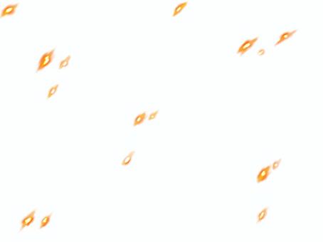 エフェクト・火の粉 エフェクト,火の粉,可燃物,風,舞うのイラスト素材