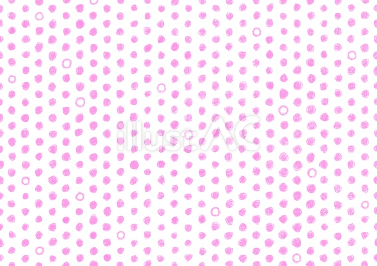 手描きの水玉模様　ピンク 水玉模様,ドット,パターンのイラスト素材