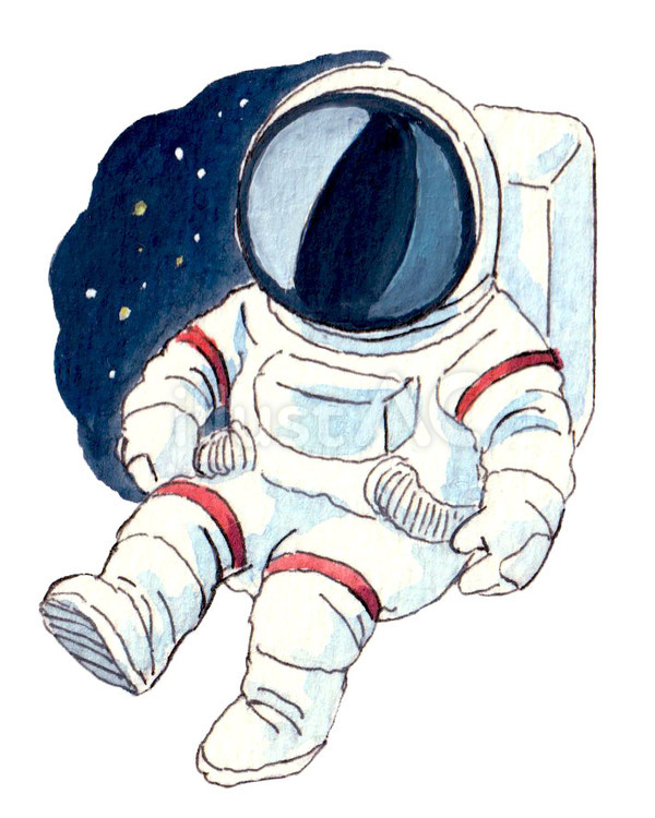 宇宙飛行士 宇宙飛行士,宇宙,星のイラスト素材