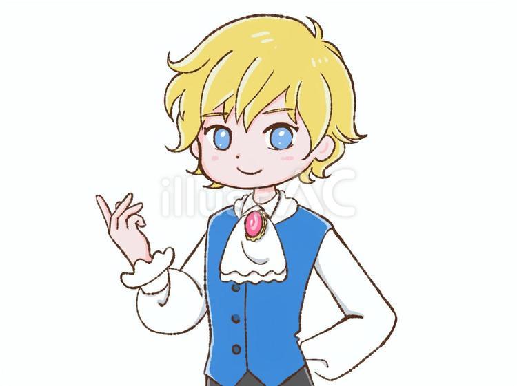 微笑む令息 令息,王子,王子様のイラスト素材