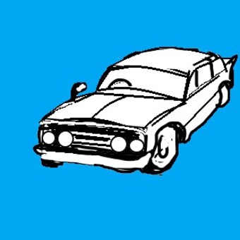 自動車 自動車,車,乗り物,手書き,シンプルのイラスト素材
