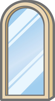 Illustration, पूर्ण लंबाई दर्पण, पूर्ण लंबाई दर्पण दर्पण, आईना, 