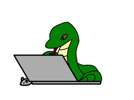 snake using computer, a snake, computer, mouse, JPG and PNG