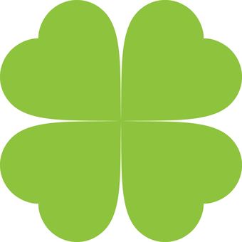 four Leaf Clover, четыре листа, клевер, удачливый, JPG, PNG and AI