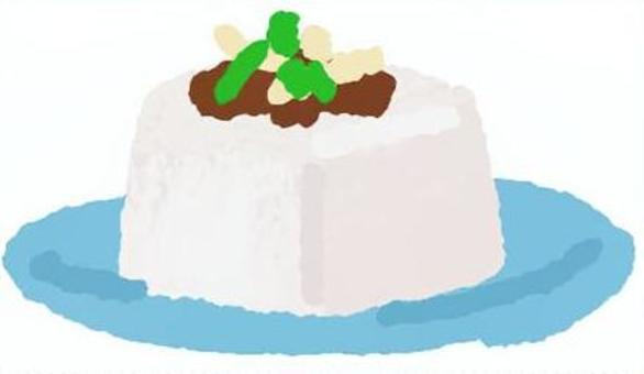 冷奴 豆腐,冷奴,飲み会,晩酌,おつまみ,居酒屋のイラスト素材