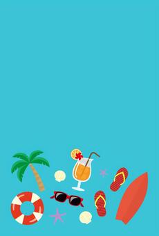 マリングッズの夏のポストカード02