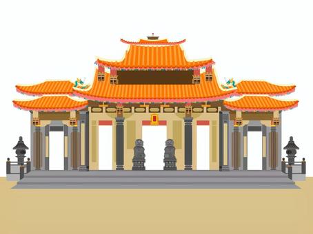 寺 寺 文化,伝統,台湾のイラスト素材
