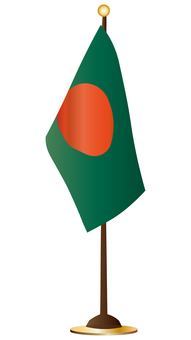 バングラデシュの卓上旗