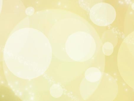 黄色背景と丸い光 黄色,丸,光,キラキラ,白,グラデーション,ぼかし,重なり,幻想,明るいのイラスト素材