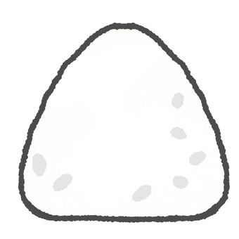 おにぎり（塩） おにぎり,塩むすび,食べ物,食品,おむすび,シンプル,塩おにぎり,塩おむすび,スーパー,コンビニのイラスト素材