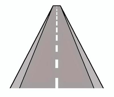 道路アイコン 道路,車線,幅,直線,車道,アスファルト,地面,レール,イメージ,走行のイラスト素材