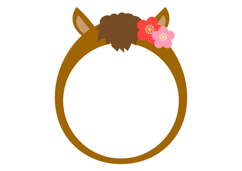 馬の顔はめイラスト 馬,顔はめ,年賀状,被り物,コスプレ,顔ハメ,干支,着ぐるみ,挿絵,2026年のイラスト素材
