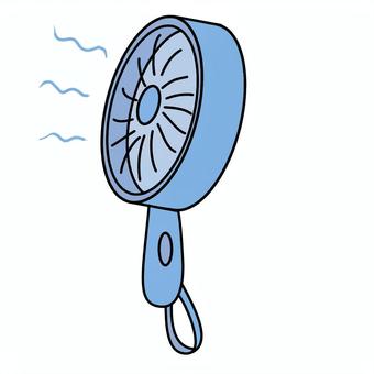 Illustration, kullanışlı fan, fan, yaz mevsimi, 