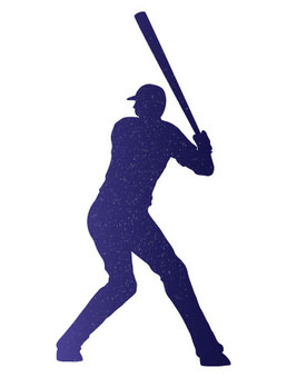 夜空シルエットの野球選手 野球,高校球児,野球選手,シルエット,バッター,甲子園,スポーツ,球技,かっこいい,夜空のイラスト素材