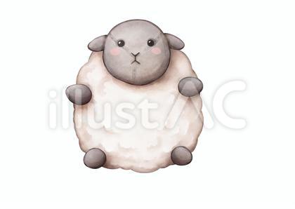 羊 ぬいぐるみイラスト