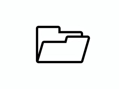 フォルダアイコン フォルダ,ファイル,アイコン,データ,保存,管理,整理,資料,保管,情報のイラスト素材