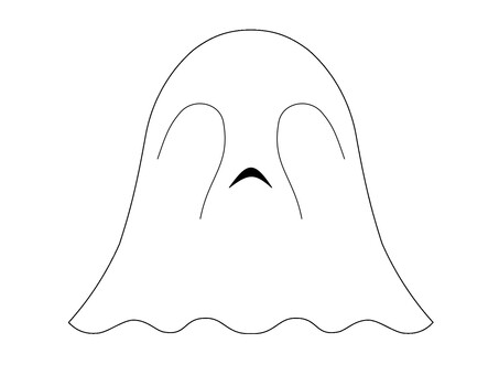 おばけ おばけ,幽霊,ハロウィン,夜,肝試し,夏のイラスト素材