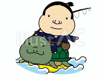 浦島さん 波乗り