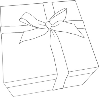 Present, coloring, christmas, ribbon, JPG and PNG