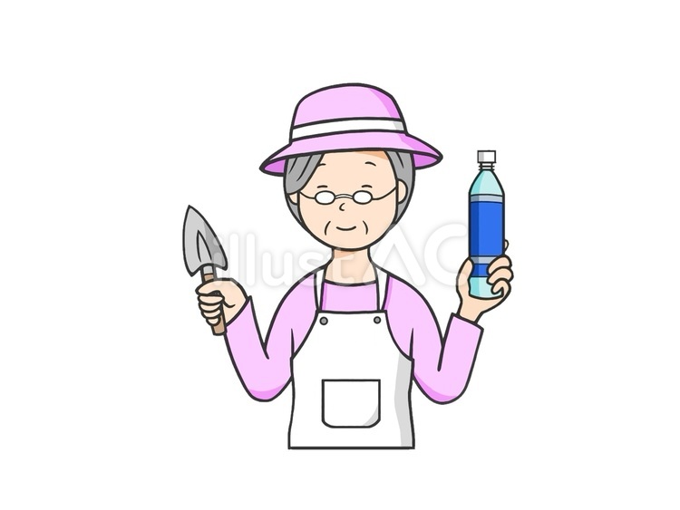 屋外作業中の熱中症対策の為の水分補給 熱中症対策,熱中症,夏のイラスト素材