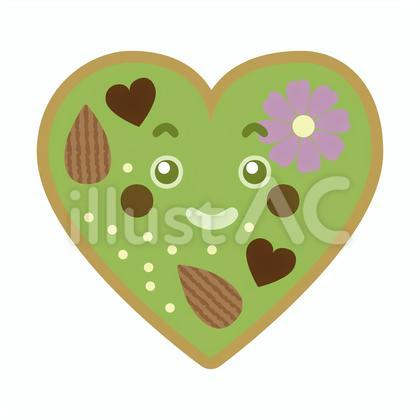 ハートの抹茶チョコレートのキャラクター
