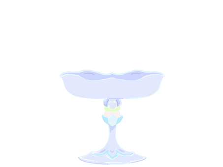 容器 容器,皿,ガラス,綺麗,紫のイラスト素材